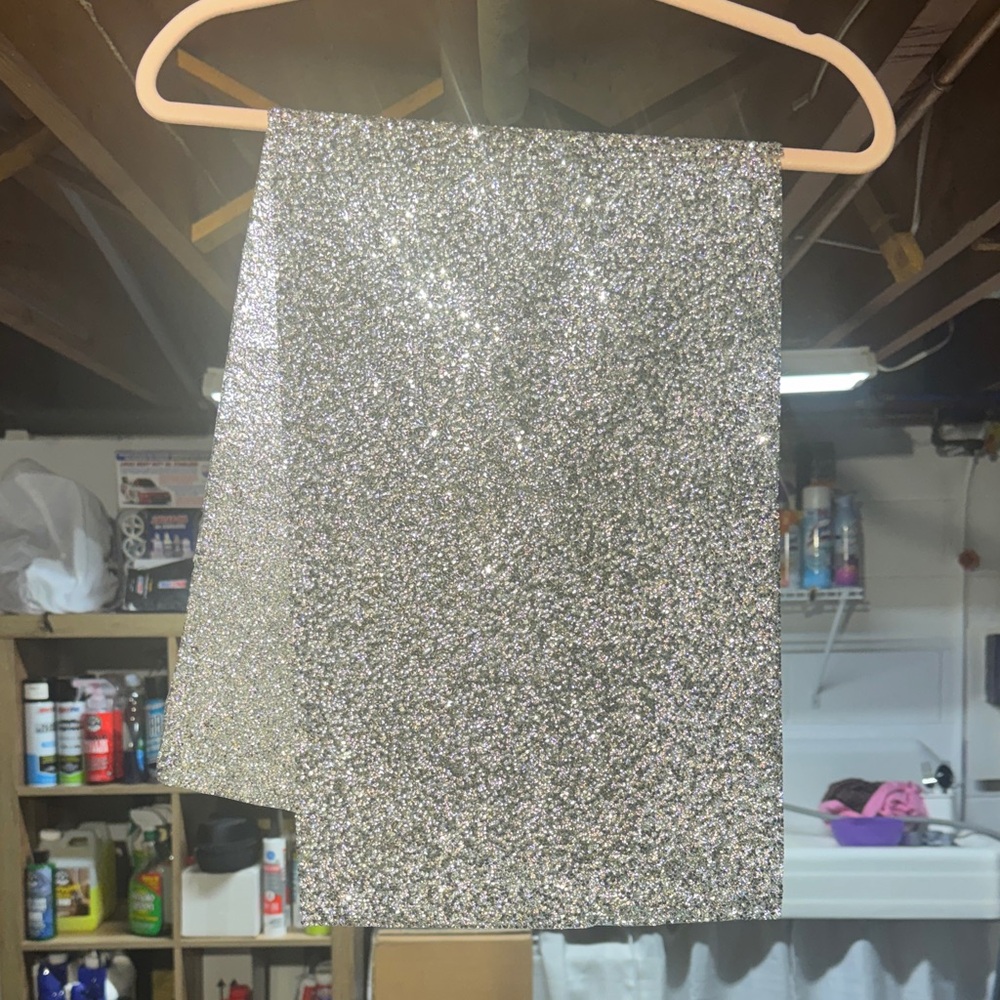 Sparkling Silver 36” table runner